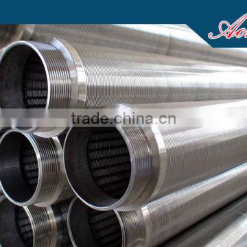 304 stainless steel high quality wedge wire screens/johnson type well screens