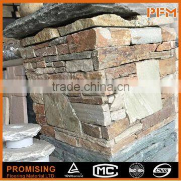 Building Facade Stone Design Rough Smoke Proof Low Water Absorption Wall Cladding Outside photo-4