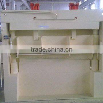 Double hydraulic steel sheet cutting machine