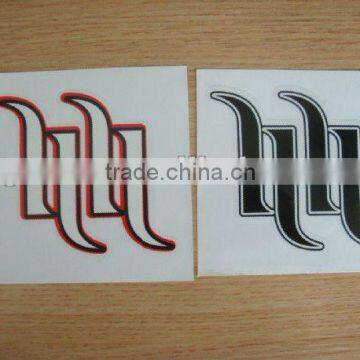 pvc transparent window sticker