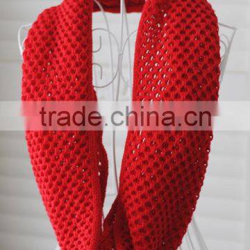 Hand Knitted Hooded Scarf Neck Warmer