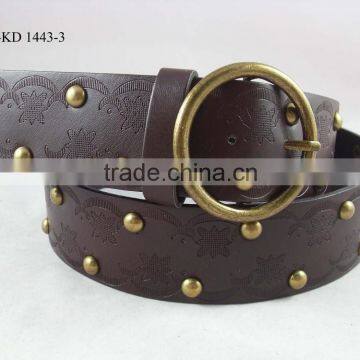 metal studs leather belts