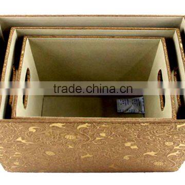 Handmade Customized Multipurpose Paper Storage Box Clothes Storage Box photo-4