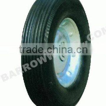 solid rubber wheel 10"x2.75"