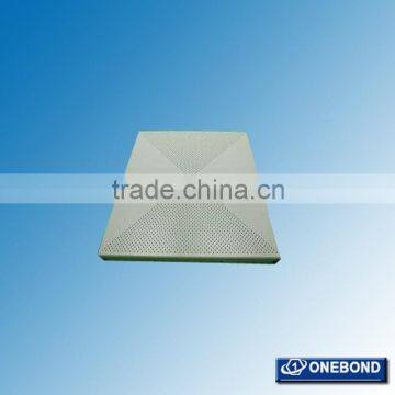 Diagonal perforated aluminum veneer for ceiling decorate