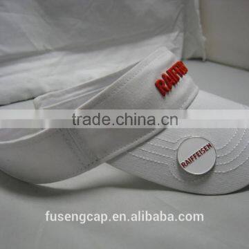 3d embroiderd visor cotton cap