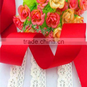 Wholesale Top Quality 100% Polyester Satin Ribbon For Handmade DIY Ribbon Flower Accessories Material 100yards/roll photo-3