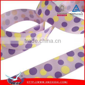 2015 Hotsales Candy Dot Grosgrain Ribbon Printed