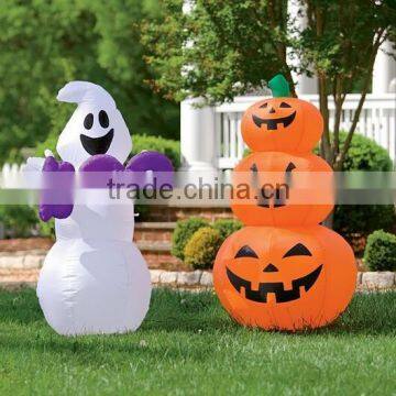 Halloween Decoration Inflatable Ghost with Pumpkin