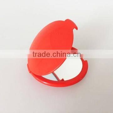 Plastic double sides round mirror for promotion gift