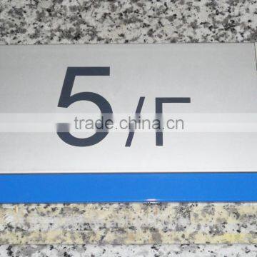 OEM/ODM frosted milky white acrylic sign on wall