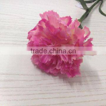 China fabric flower wholesale artificial soft touch carnation flower for sale