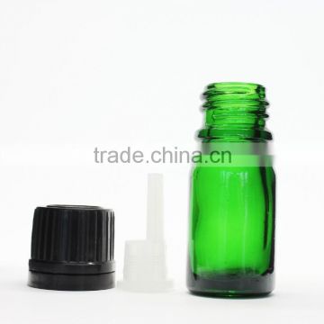 European Style 5ml Green Glass Bottle for Essential Oil