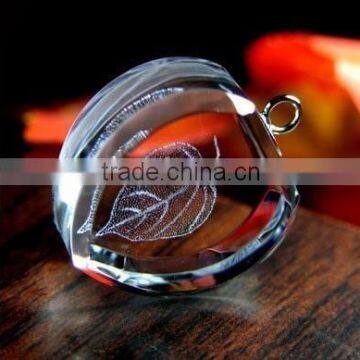 2016 Unique Design Leaf Shape Crystal Keychain photo-1