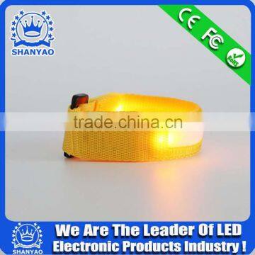 Christmas Decoration Custom Fabric Flashing Festival China Wristband