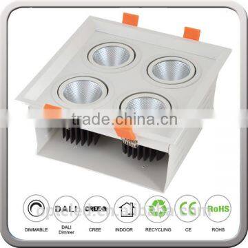 Gimble 4 Heads Square LED COB Downlight photo-5