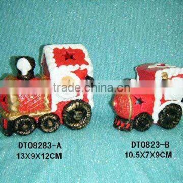 Ceramic Christmas Train for Decoration