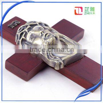 Wood material and spiritual use decorative wooden cross