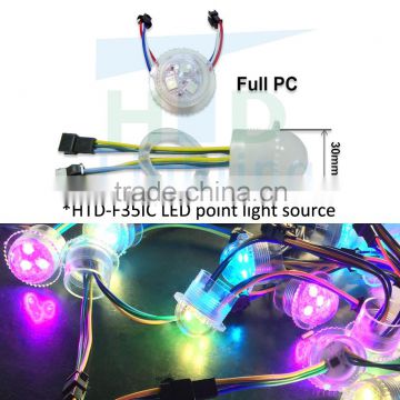 LED point light small bulb with RGB color CE/RoHs