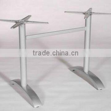 Full Aluminium Frame Silver Commercial Table Base Made in China