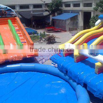 2013 hot sell Giant mobile water park in summer outdoor