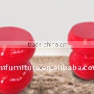 Fashion design high gloss fiberglass stool