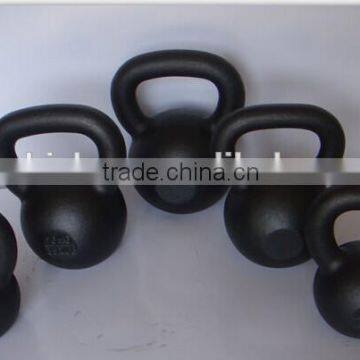 Painted cast iron kettlebell