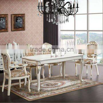 elegant white oak dining table and chairs DXY-818 dining table and 308 dining chairs