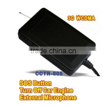 3G WCDMA car tracker CCTR805 u-Blox GPS module sos button vehicle /school bus tracking system