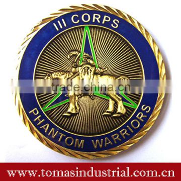 Customized 3D Die Casting metal military challenge Coin souvenir coin