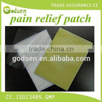 direct factory Body pain relief patch/back pain plaster/medicated pain relieving capsicum plaster