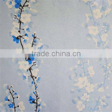 modern 3d design wallpaper with wintersweet