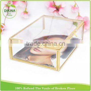 Copper Photo Display Stand Large COLLAPSIBLE CONTAINER Closet Organizer / With Lid Jewelry Craft Store Parts Small Storage Bin photo-6