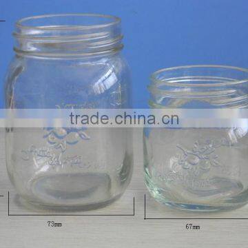 300ml glass candle jars with tin for sale