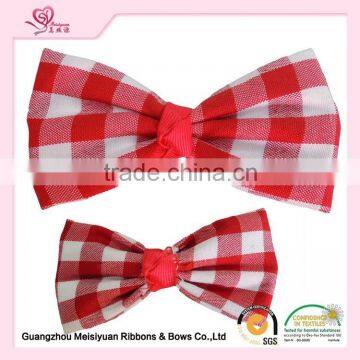 Check belt ribbon bow gift wrap organza bow christmas promotion bottleneck decoration