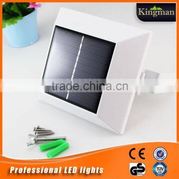 2015 new led garden fence solar lights outdoor wall mounted led light