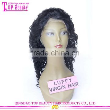 Brazilian hair wig in stock cheap ponytail front lace wig with baby hair