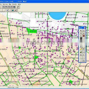 Saudi Arabia Mapinfo Vector Map for Fleet Tracking