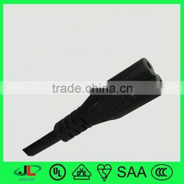 ccc standard power cable with 2.5A 250V IEC C7 female plug