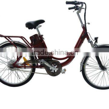 cheap green female electric bike with CE