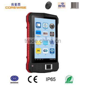 Handheld Tablet PC Terminal With Customer Display ,wireless Barcode Scanner and Fingerprint RFID Sensor photo-2