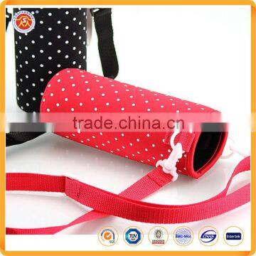 Custom logo 750ML Insulated Water Bottle Cover Case Sleeve Pouch bag Holder + Shoulder Strap 750ML