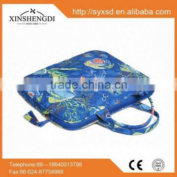 Best Selling Floral Mini Duffle Textile Printing Cotton Quilted Pattern Laptop Bag photo-2