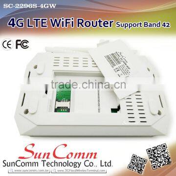 SC-2296S-4GW Easier and Faster 4G LTE WIFI Router With 4G SIM Card Band 42 photo-2