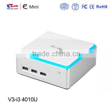 Mini ITX intel Core i3 mini pc windows 10 sata i3 4010U 1.7 GHZ 300M WIFI Dual 4K resolution