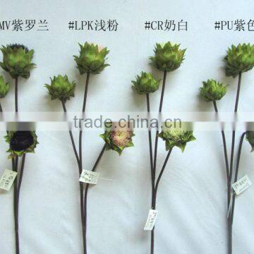 artificial thistle bud leafless YL653