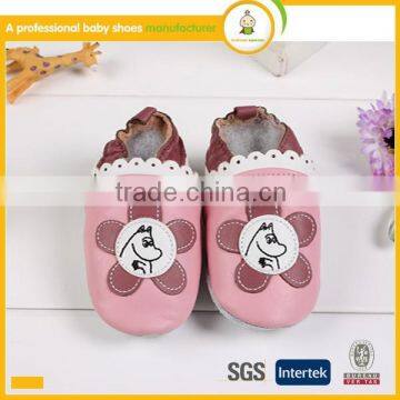 hot sale high quality lovely style baby girl real leather shoes