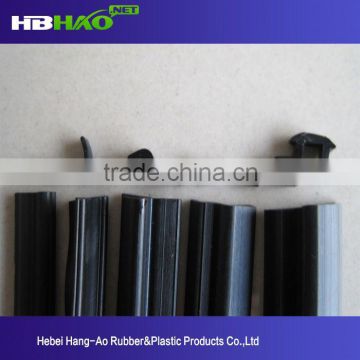 Car rubber window and door wall curtain seal strip