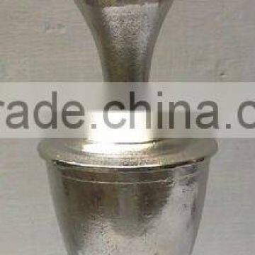 Metal Table Lamp with silver Finish