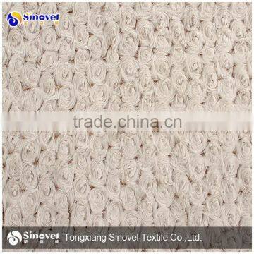 Long Pile Fake Fur Fabric , PV Plush Fabric